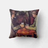 ポールセザンヌ – カードプレイヤーファインアート絵画 クッション (裏面)