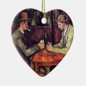 ポールセザンヌ – カードプレイヤーファインアート絵画 セラミックオーナメント (右)