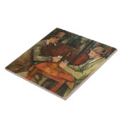 ポールセザンヌ|カードプレーヤー1893-96年 タイル (側面)