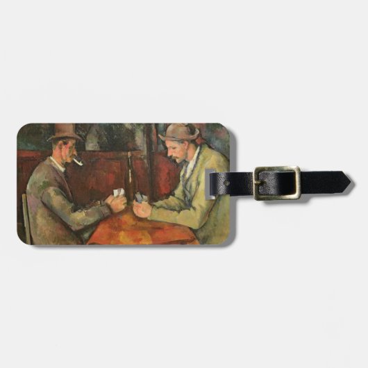 ポールセザンヌ|カードプレーヤー1893-96年 ラゲッジタグ (正面横)