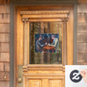 ポールセザンヌ – カードプレーヤー ウィンドウサイン (ホームデコレーション)