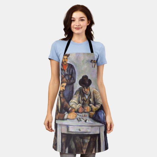 ポールセザンヌ – カードプレーヤー エプロン (着用した状態)