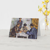 ポールセザンヌ – カードプレーヤー カード (黄色い花)