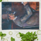 ポールセザンヌ – カードプレーヤー キッチンタオル (折り畳み)