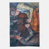 ポールセザンヌ – カードプレーヤー キッチンタオル (縦)