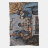 ポールセザンヌ – カードプレーヤー キッチンタオル (縦)