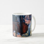 ポールセザンヌ – カードプレーヤー コーヒーマグカップ (正面右)