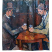 ポールセザンヌ – カードプレーヤー シャワーカーテン (正面)