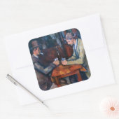 ポールセザンヌ – カードプレーヤー スクエアシール (封筒)