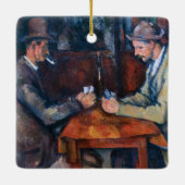 ポールセザンヌ – カードプレーヤー セラミックオーナメント (裏面)