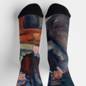 ポールセザンヌ – カードプレーヤー ソックス (上部)