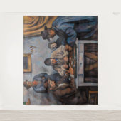 ポールセザンヌ – カードプレーヤー タペストリー (正面)