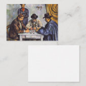 ポールセザンヌ – カードプレーヤー ノートカード (正面/裏面)