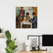 ポールセザンヌ – カードプレーヤー ポスター (ホームオフィス)