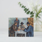 ポールセザンヌ – カードプレーヤー ポストカード (スタンド正面)