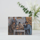 ポールセザンヌ – カードプレーヤー ポストカード (スタンド正面)