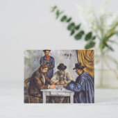 ポールセザンヌ – カードプレーヤー ポストカード (スタンド正面)