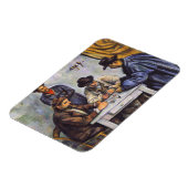 ポールセザンヌ – カードプレーヤー マグネット (左側)