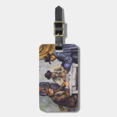 ポールセザンヌ – カードプレーヤー ラゲッジタグ (正面縦)