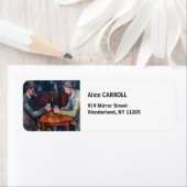 ポールセザンヌ – カードプレーヤー ラベル (インサイチュ)