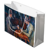 ポールセザンヌ – カードプレーヤー ラージペーパーバッグ (正面アングル)