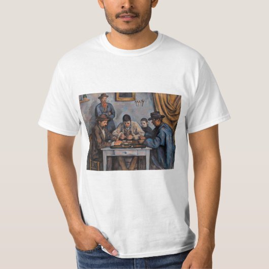 ポールセザンヌ – カードプレーヤー Tシャツ (正面)
