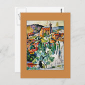 ポールセザンヌ – ガルダンのはがきの村 ポストカード (正面/裏面)