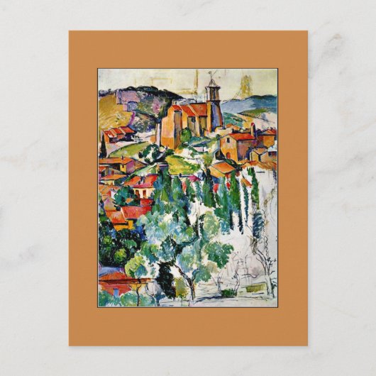 ポールセザンヌ – ガルダンのはがきの村 ポストカード (正面)
