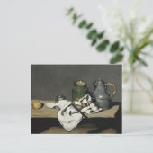 ポールセザンヌ – ケトルを使った静物詩 ポストカード (スタンド正面)