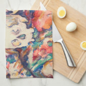 ポールセザンヌ – ザ3スカル水彩 キッチンタオル (四つ折り)