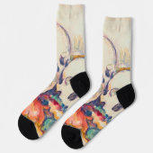 ポールセザンヌ – ザ3スカル水彩 ソックス (左)