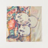 ポールセザンヌ – ザ3スカル水彩 タペストリー (正面(横))