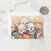 ポールセザンヌ – ザ3スカル水彩 ノートカード (正面/裏面インサイチュ)