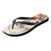 ポールセザンヌ – ザ3スカル水彩 ビーチサンダル (アングル)