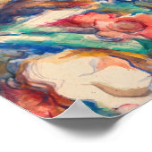 ポールセザンヌ – ザ3スカル水彩 ポスター (角)