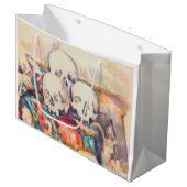 ポールセザンヌ – ザ3スカル水彩 ラージペーパーバッグ (正面アングル)