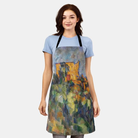 ポールセザンヌ – シャトーノワール エプロン (着用した状態)