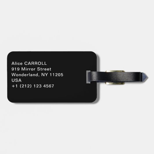 ポールセザンヌ – シャトーノワール ラゲッジタグ (裏面横)