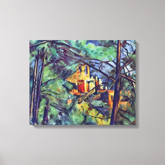 ポールセザンヌ – シャトーノールザブラックマナー キャンバスプリント (正面)