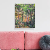 ポールセザンヌ |シャトー・ノワール公園， c.1896 キャンバスプリント (インサイチュ (リビング))