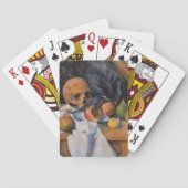 ポールセザンヌ – スティルライフとスカル トランプ (裏面)