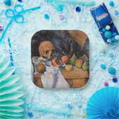 ポールセザンヌ – スティルライフとスカル ペーパープレート (パーティー)