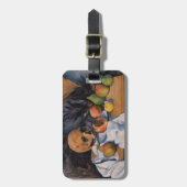 ポールセザンヌ – スティルライフとスカル ラゲッジタグ (正面縦)