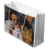 ポールセザンヌ – スティルライフとスカル ラージペーパーバッグ (正面アングル)