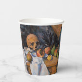 ポールセザンヌ – スティルライフとスカル 紙コップ (裏面)