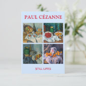 ポールセザンヌ – スティルライフス最高傑作選択 サンキューカード (スタンド正面)