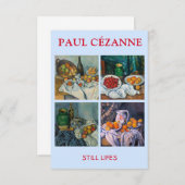 ポールセザンヌ – スティルライフス最高傑作選択 サンキューカード (正面/裏面)