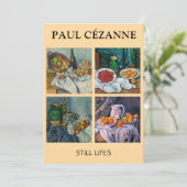 ポールセザンヌ – スティルライフス最高傑作選択 招待状 (スタンド正面)