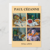 ポールセザンヌ – スティルライフス最高傑作選択 招待状 (正面/裏面)