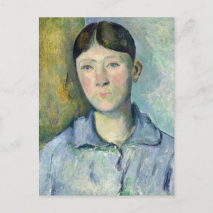 ポールセザンヌ セザンヌ夫人のポートレート1885-90 ポストカード